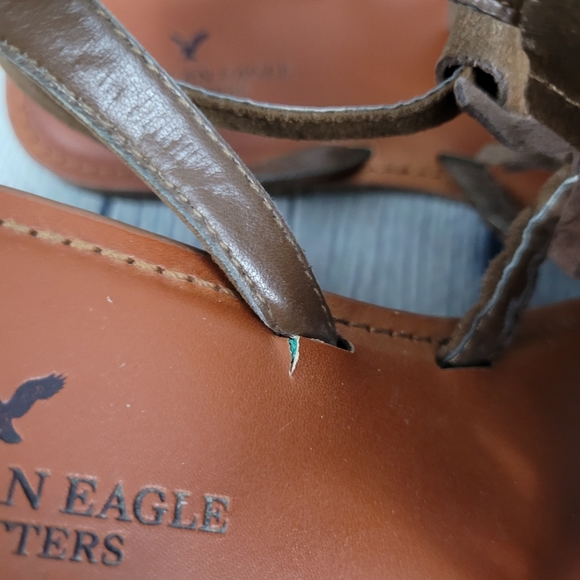 AMERICAN EAGLE | fringe braided boho gladiator sandals - Picture 8 of 10